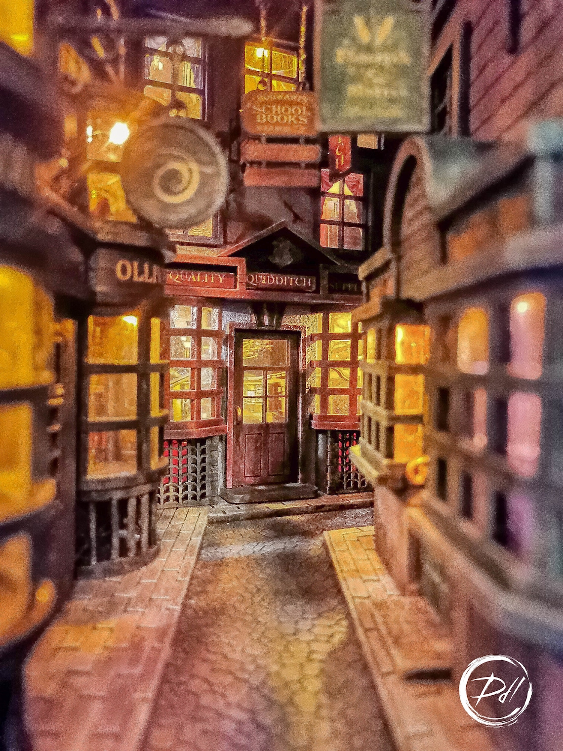 Book Nook Diagon Alley Wizard