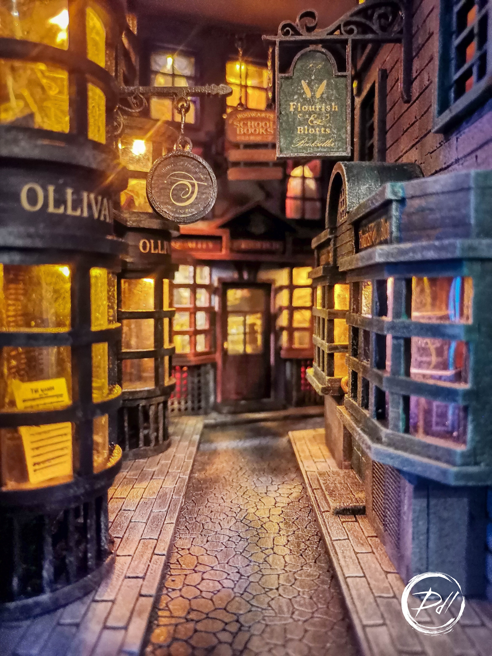 Book Nook Diagon Alley Wizard