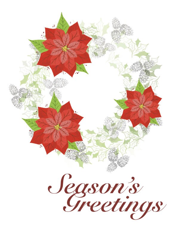 Printable Season's Greetings Digital Greeting Card - Etsy