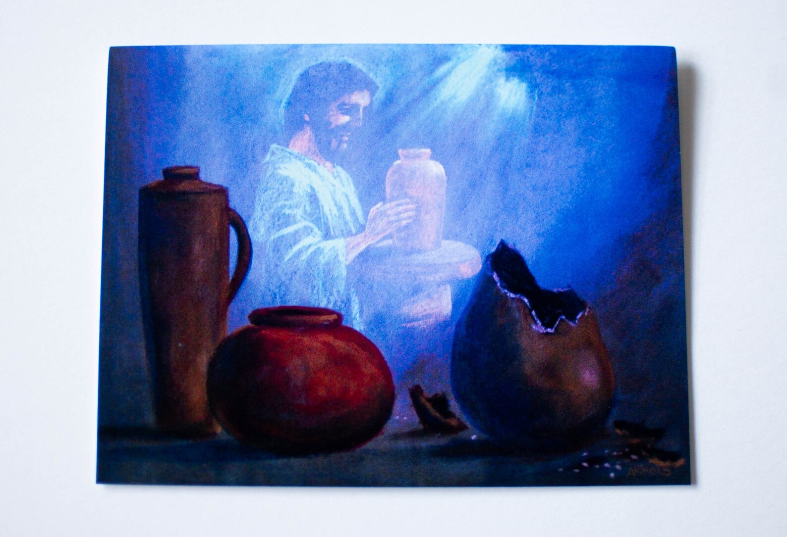 The Potter Card Greeting Card Bible Art Potter and Clay Etsy