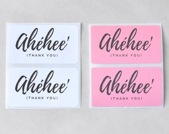 Ahéhee' Shipping Stickers | stationery, thank you, Navajo