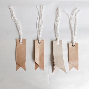 Brown Paper Bag Bookmark | gift, thank you, book worm, book club