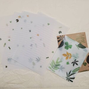 Set d'écriture de lettres - été/enveloppe translucide