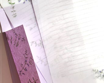 Letter writing set - wild flowers