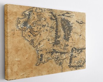 Mordor Map Lord of the Rings Necktie Gift Box LOTR Tie FREE SHIPPING
