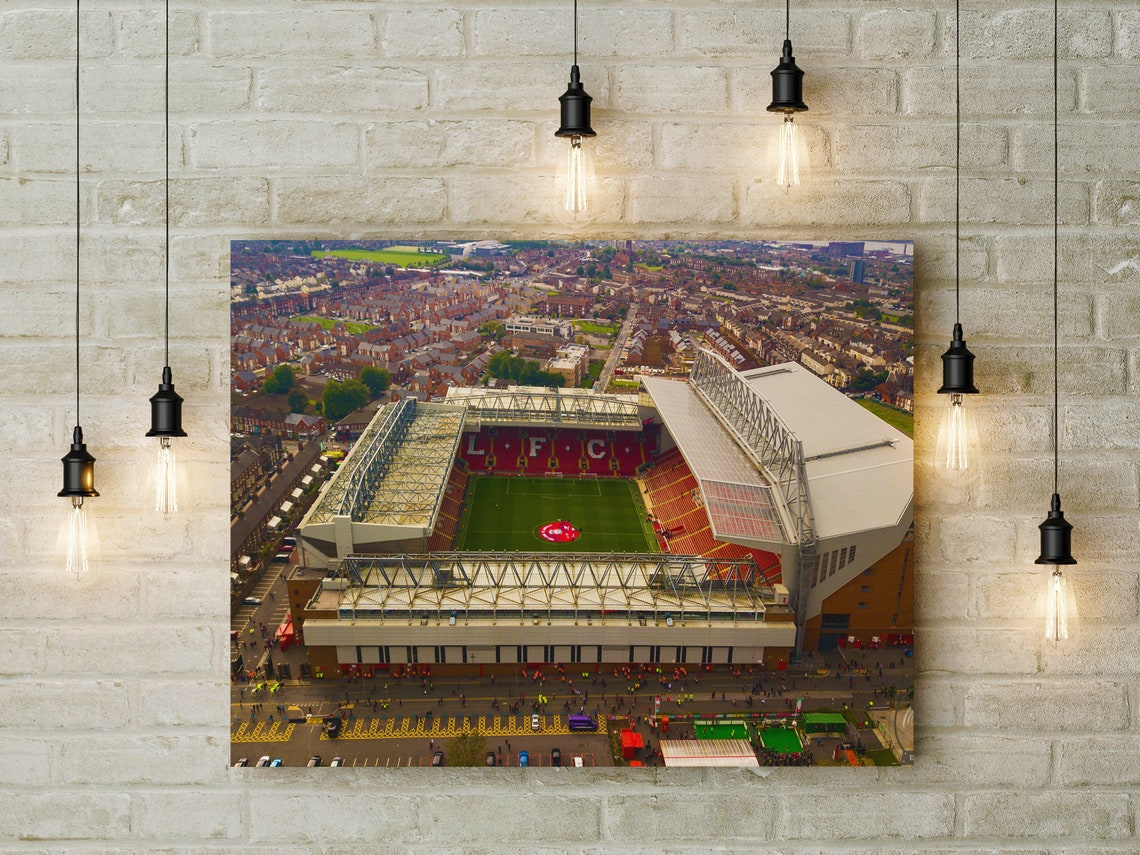 Anfield Liverpool Fc Stadium Canvas Poster Canvas High Etsy