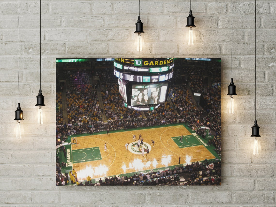 Td Garden Boston Celtics Stadium Canvas PosterCanvas High | Etsy