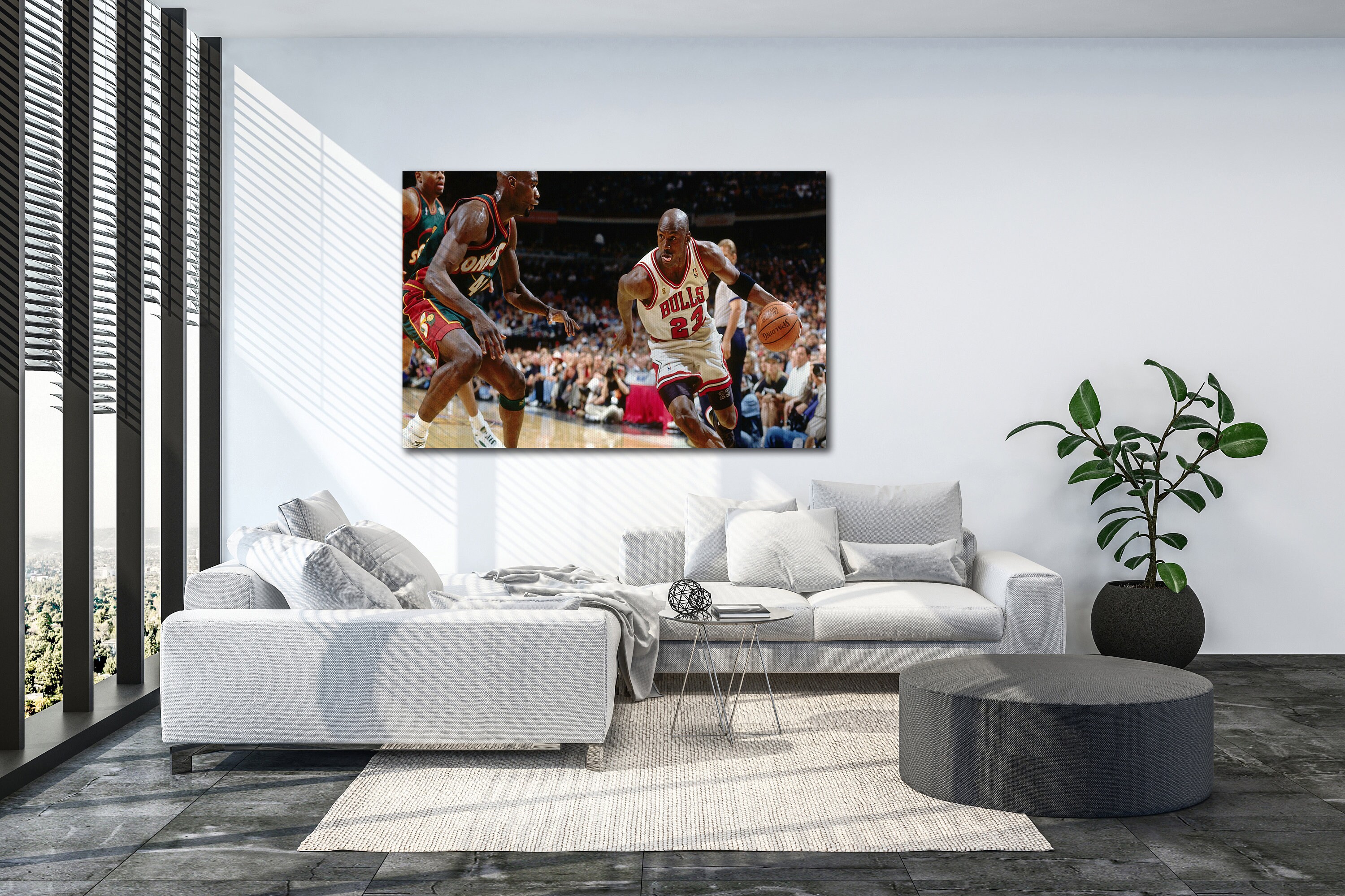 Michael Jordan LeinwandBild Premium Leinwand Hochwertige | Etsy