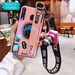 Cute 3D Camera Silicon Wrist Strap Hand Lanyard Case for Samsung Galaxy S22 S21 S20 FE Ultra Note 20 10 S10 A32 A52 A72 A51 A71 Phone Covers 