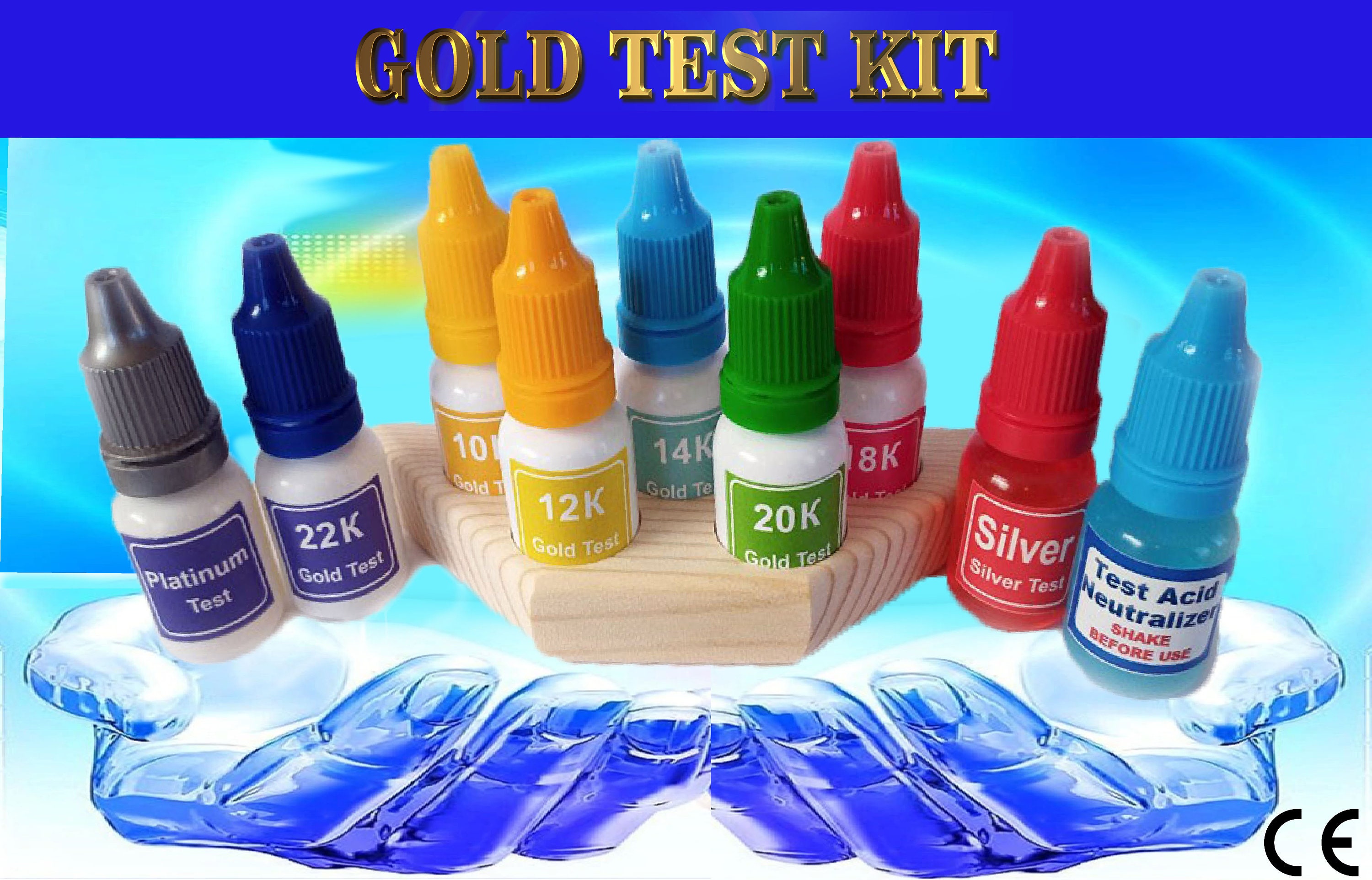 9 GOLD TEST KIT Säure Goldtest Stein Etsy