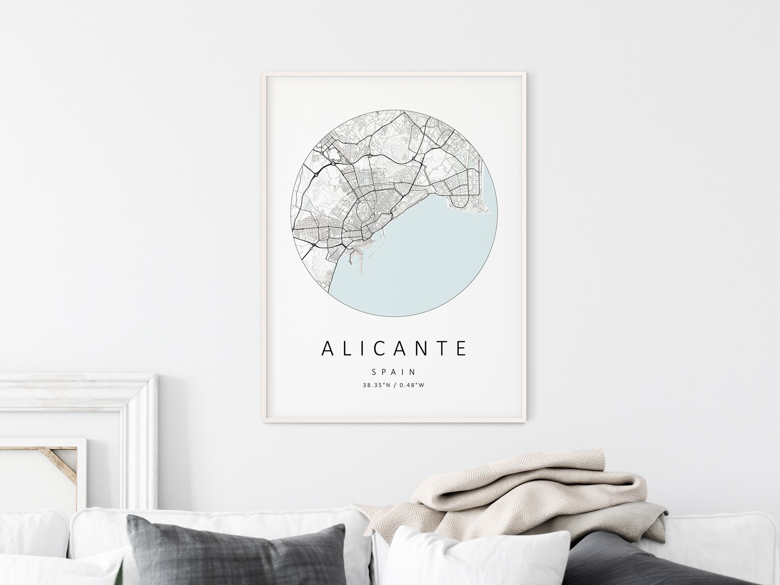 Alicante Map Print Map of Alicante Alicante Spain City Map Art Alicante Poster Alicante Print ...