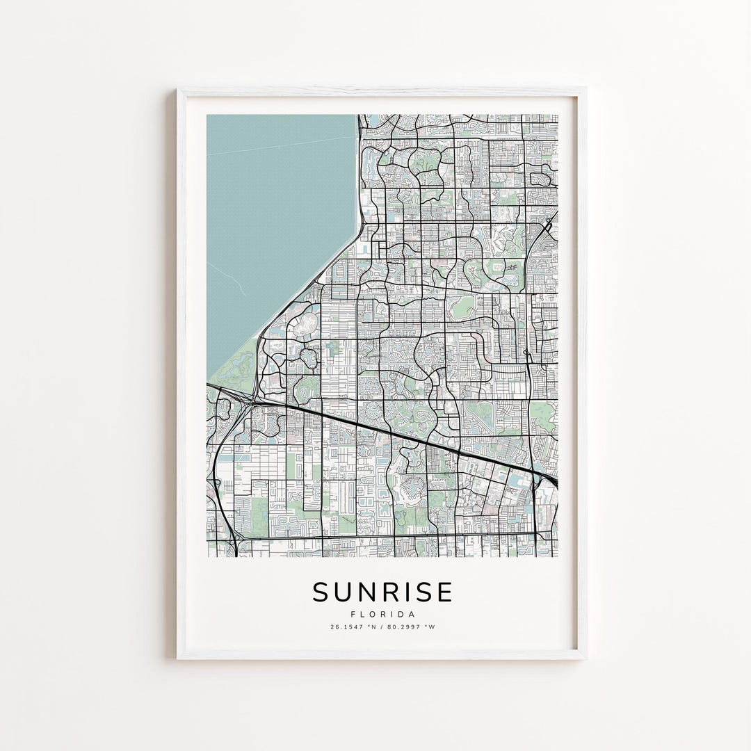 Sunrise Florida On Map