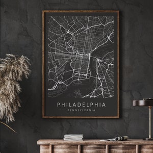 Custom Map Print | Farmhouse Wall Décor | Farmhouse Chic | Industrial Modern | black and white wall art | Anniversary | DIGITAL DOWNLOAD