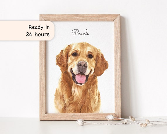 Pet Portrait From Photo | Portrait From Photo | Custom Portrait | Cats | Dog Mom | Pet Memorial Gifts | Fathers Day Gift | DIGITAL DOWNLOAD