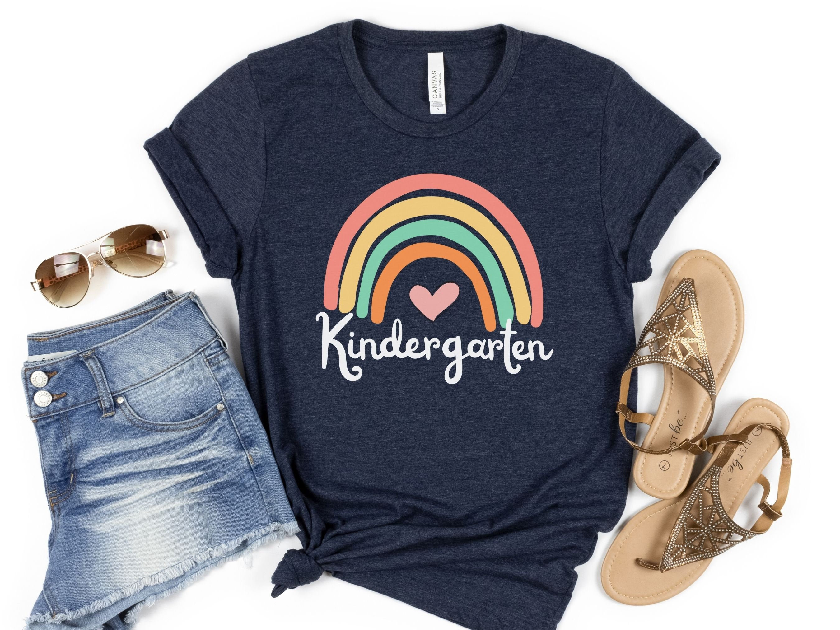 KINDERGARTEN TEACHER Shirt, Teacher shirts, Teacher Appreciation gift…