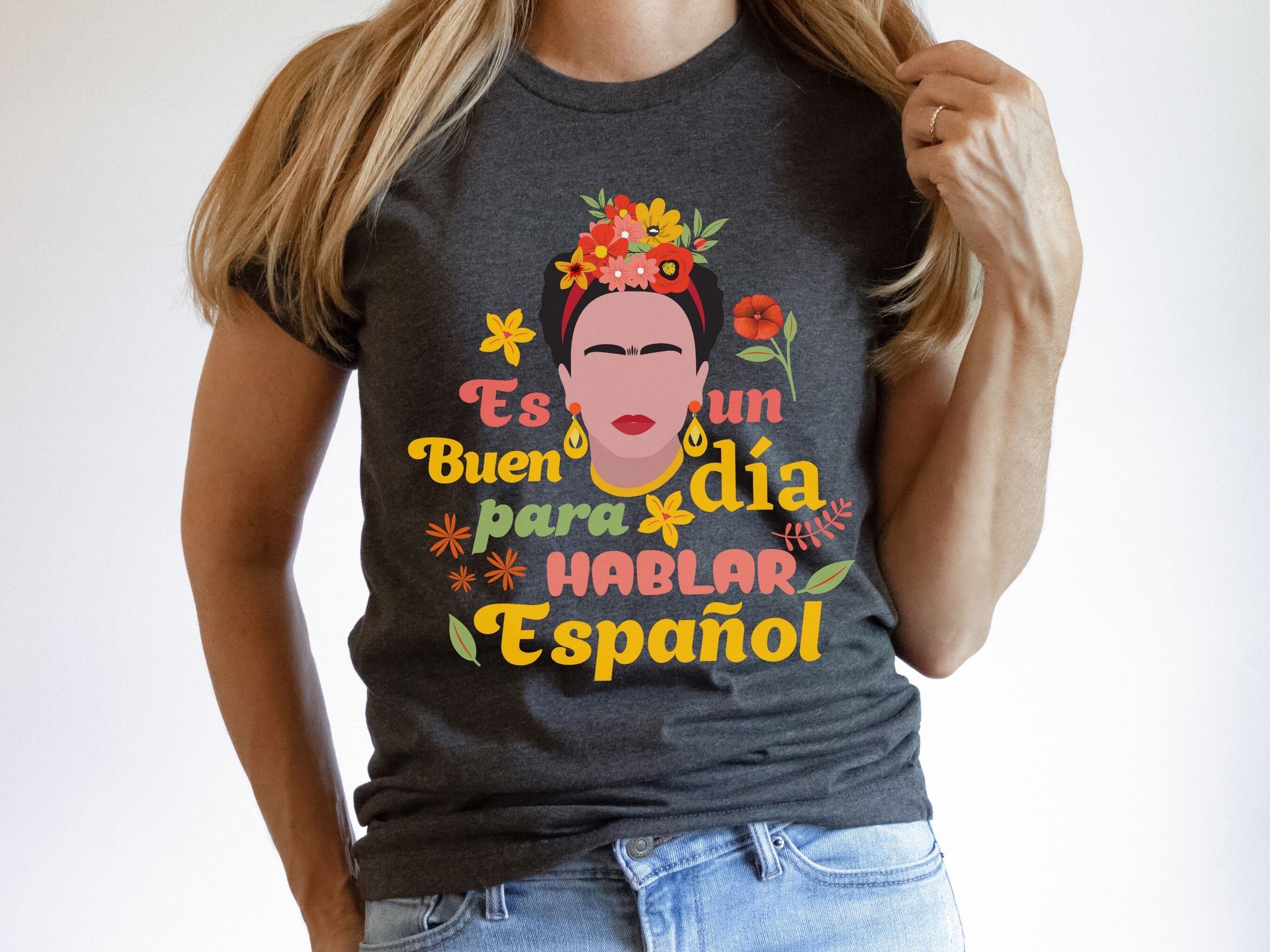 SPANISH TEACHER SHIRT Maestra Shirt Español Shirt Frida - Etsy