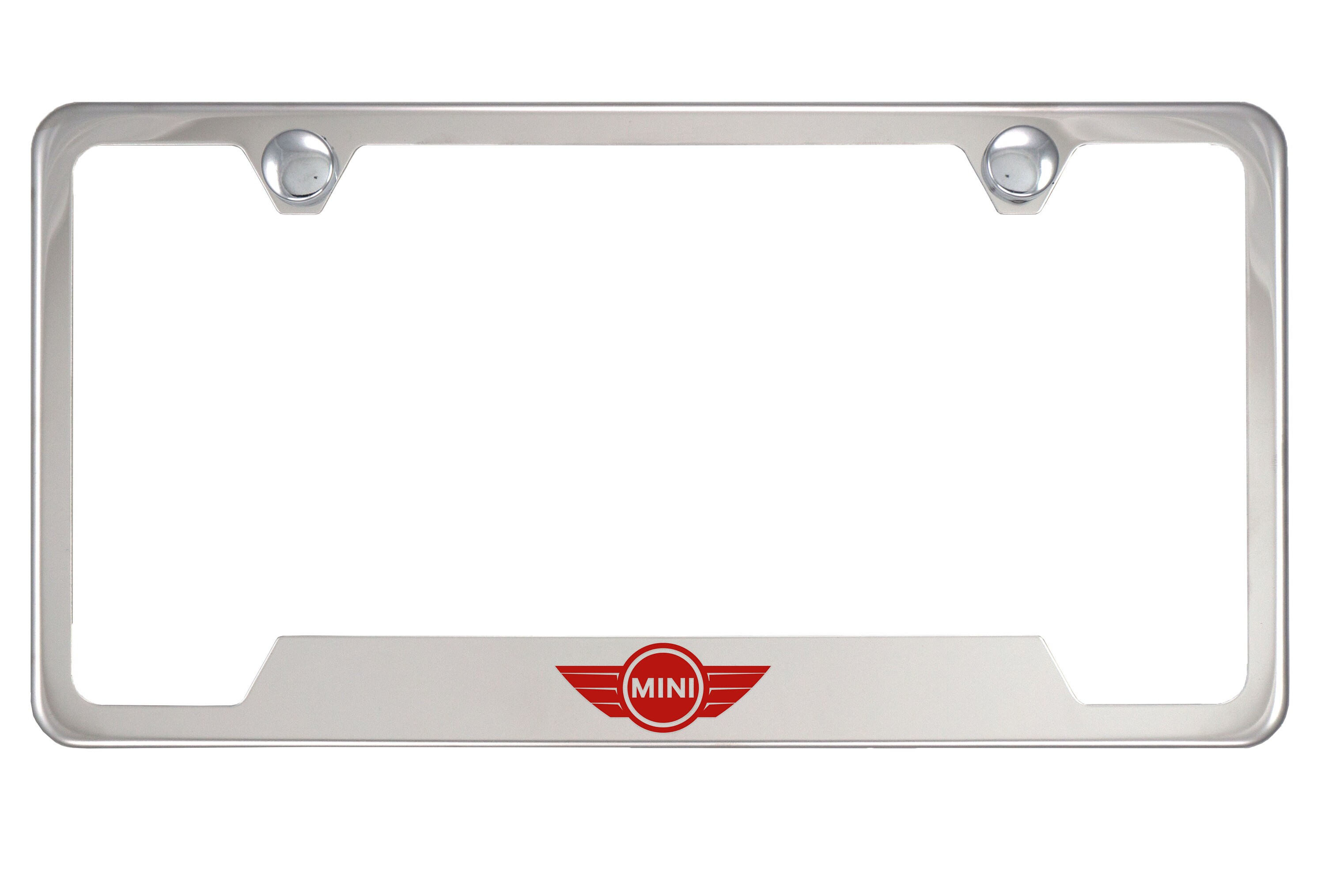 Mini Chrome License Plate Frame Etsy