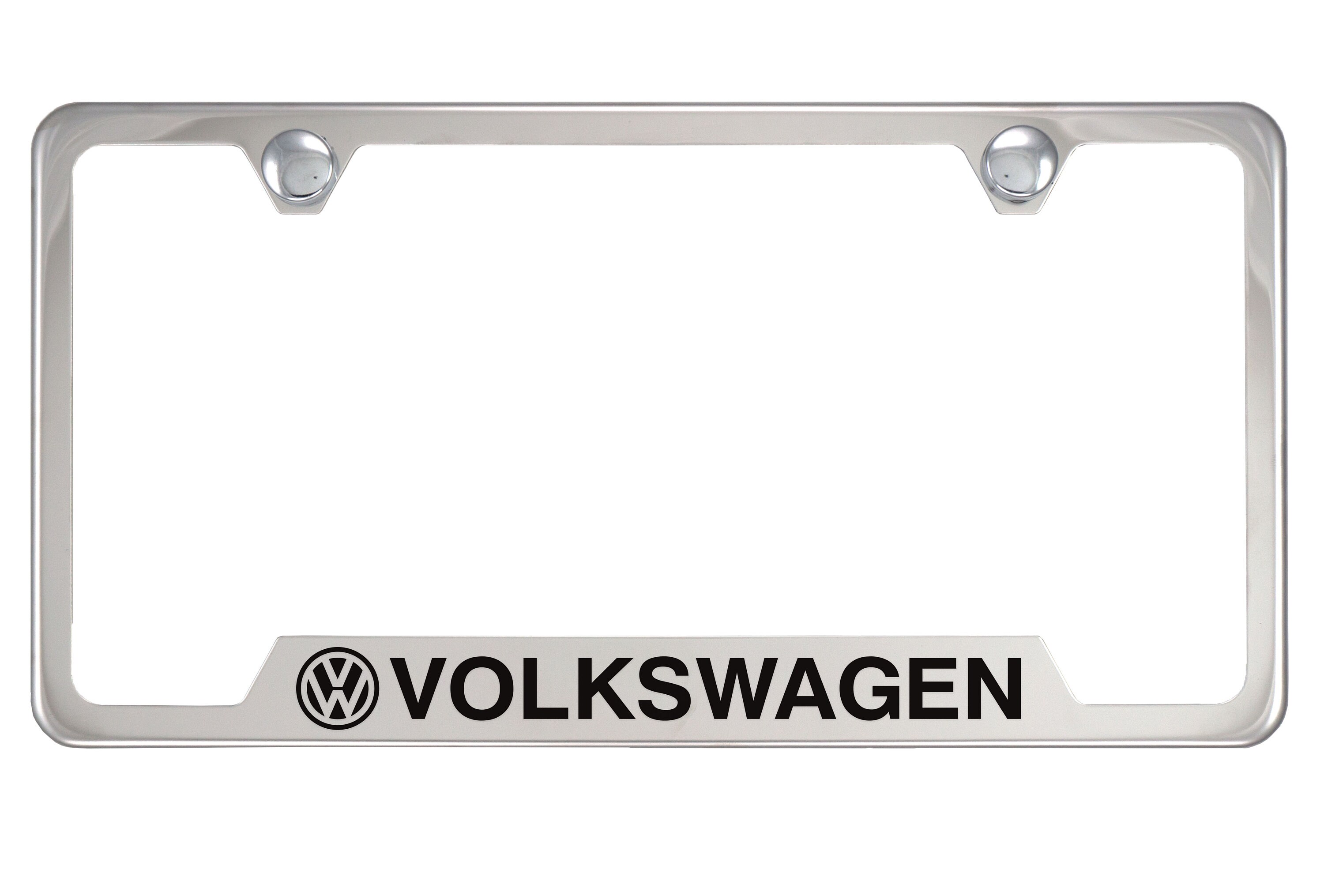 Volkswagen Chrome License Plate Frame Etsy
