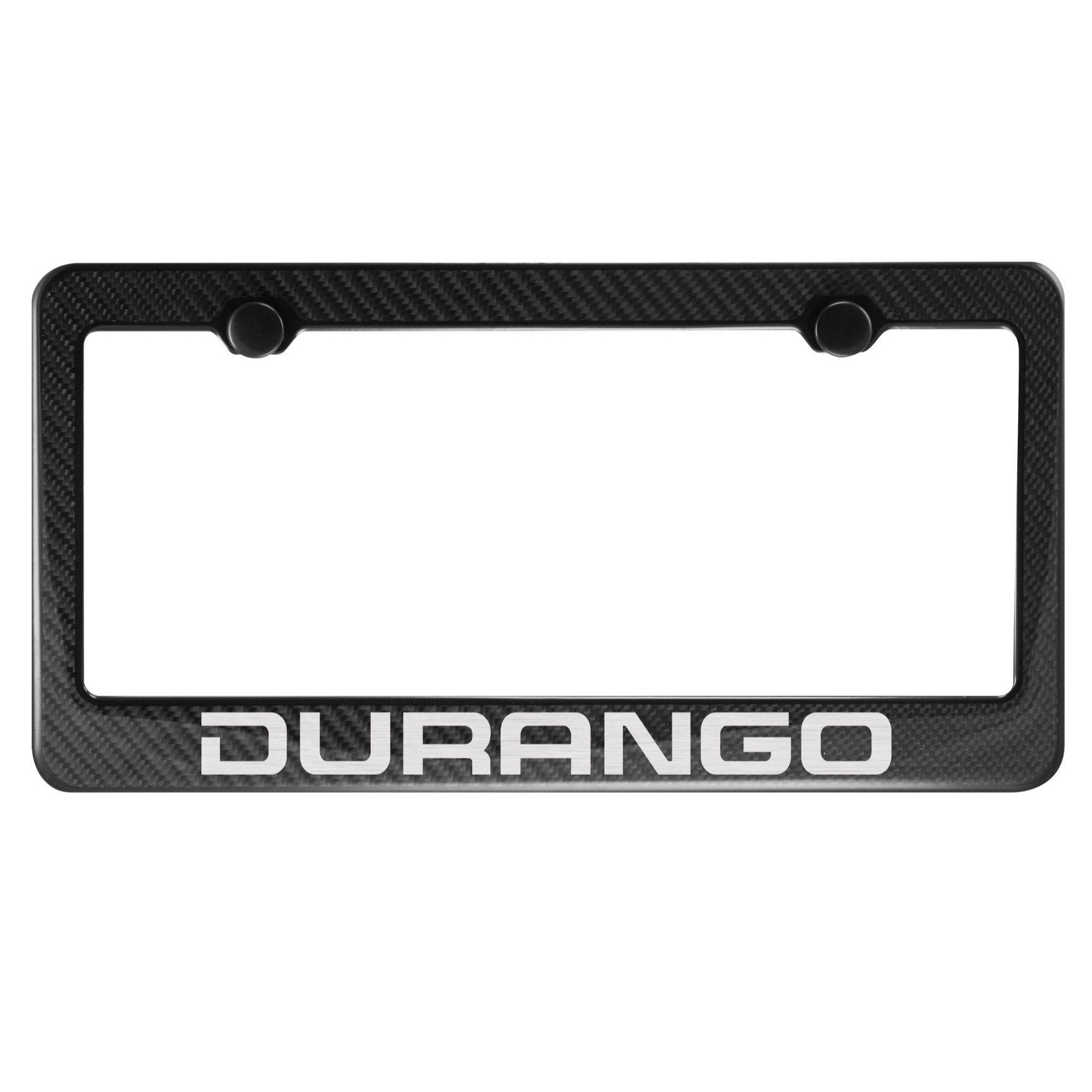 Dodge Durango Carbon Fiber License Plate Frame Fit Front Etsy