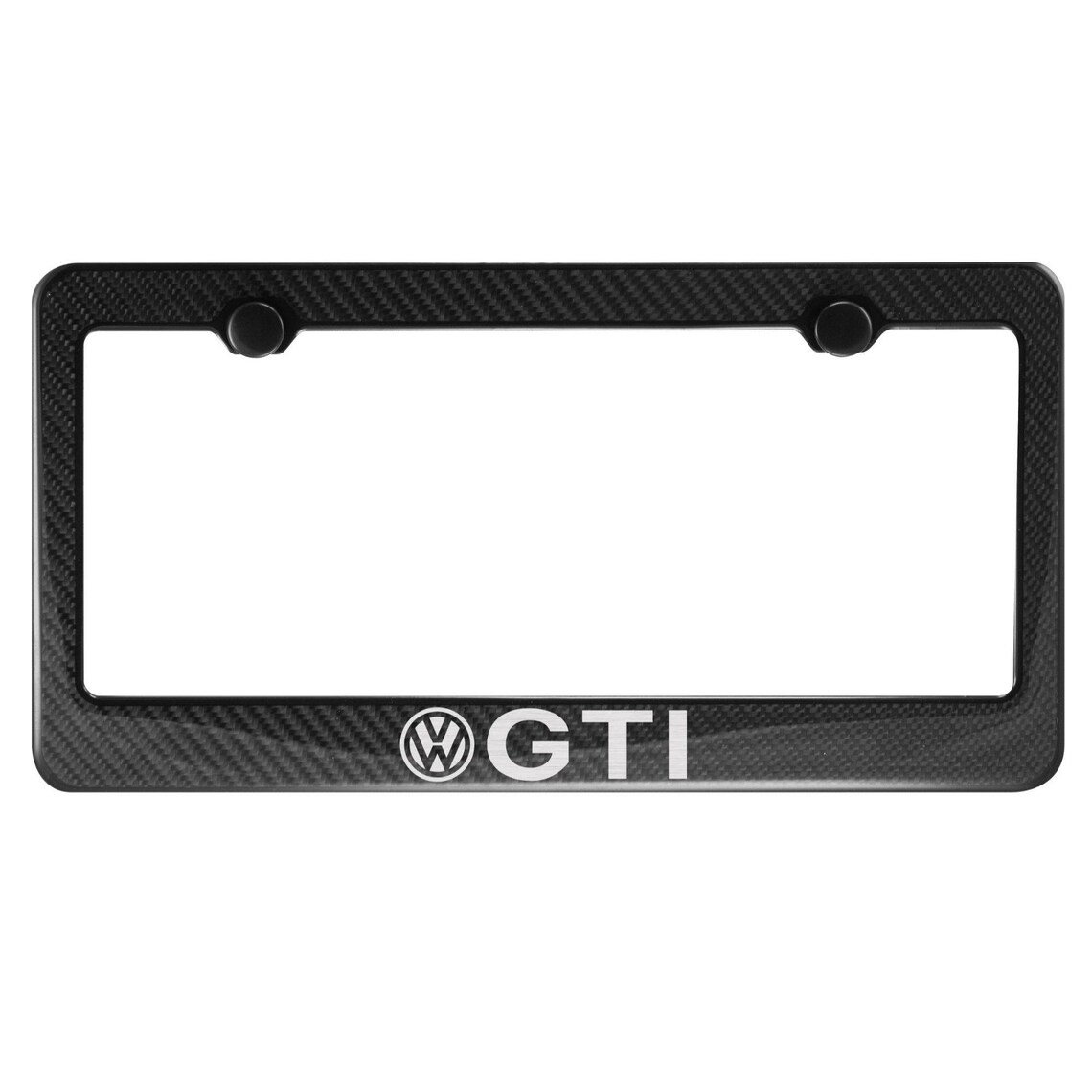 Volkswagen GTI Carbon Fiber License Plate Frame Fit Front Etsy