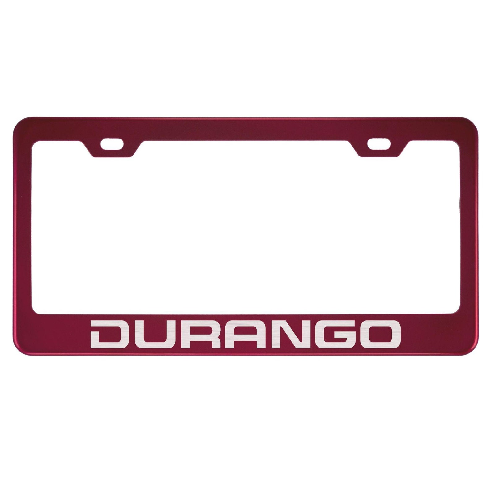 Dodge Durango Red License Plate Frame Etsy