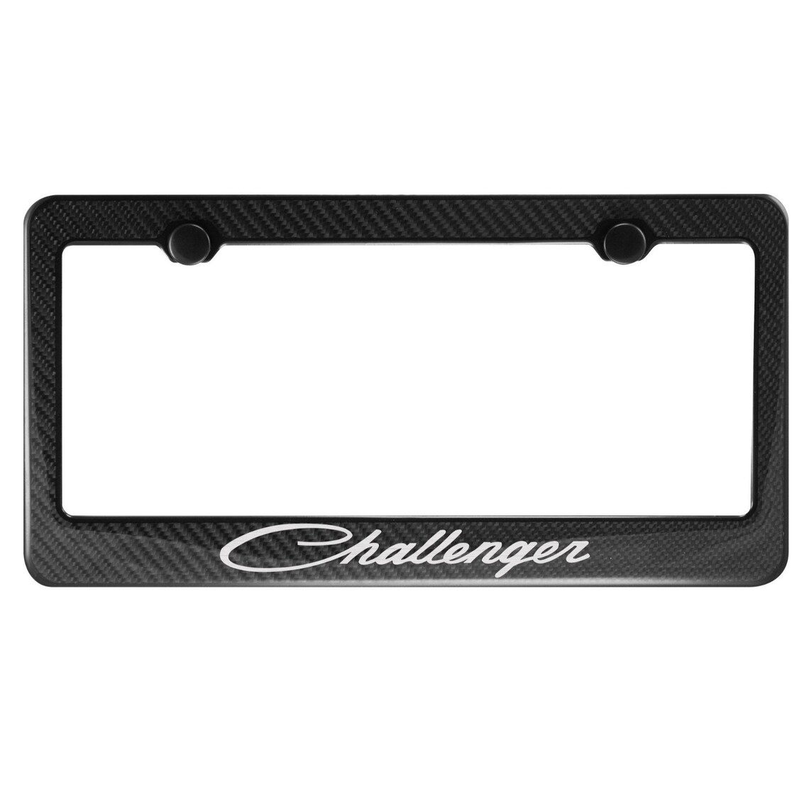 Dodge Challenger Carbon Fiber License Plate Frame Fit Front Etsy