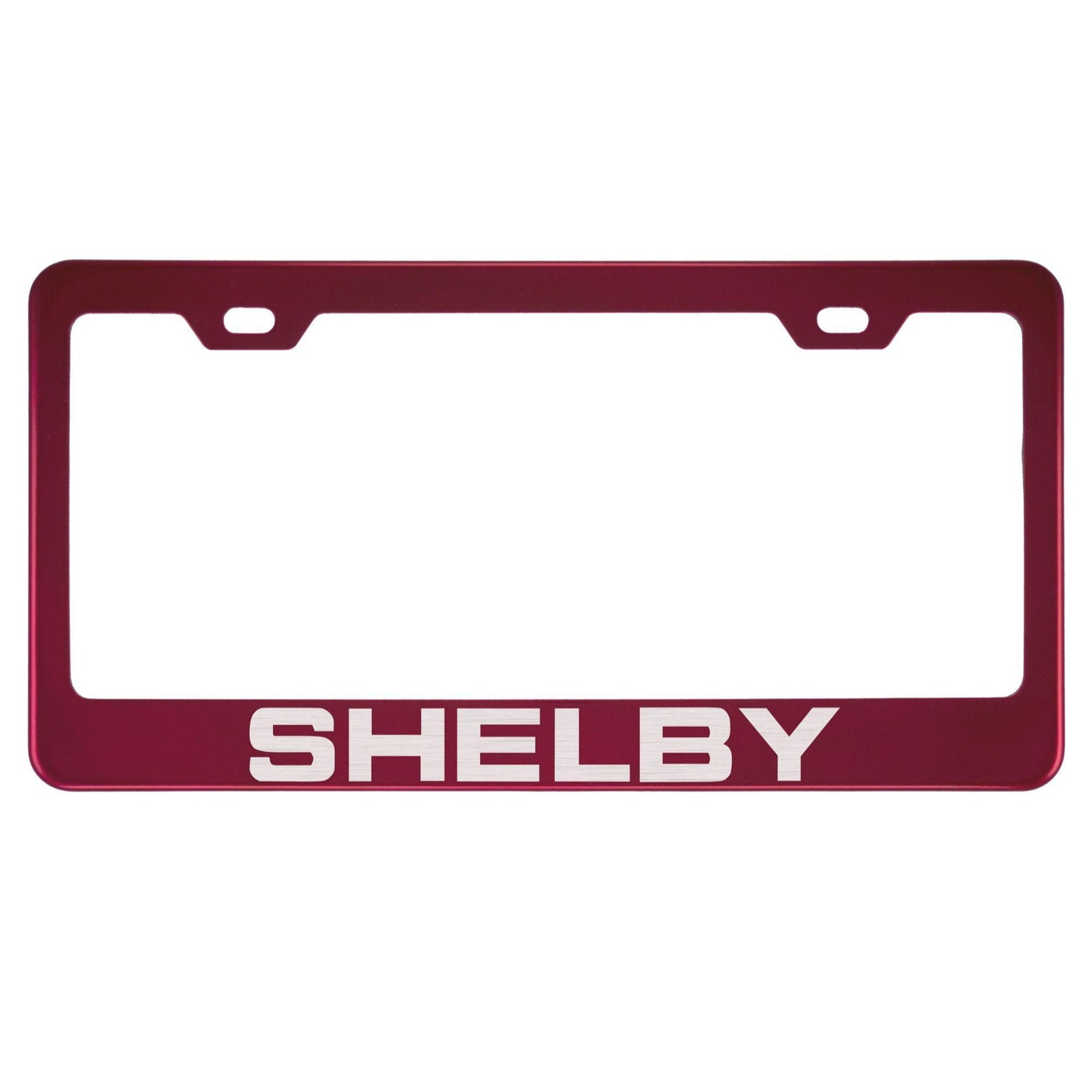 Ford Shelby Red License Plate Frame Etsy