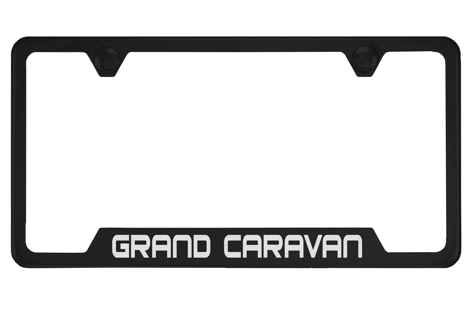 Dodge Grand Caravan Black License Plate Frame Etsy