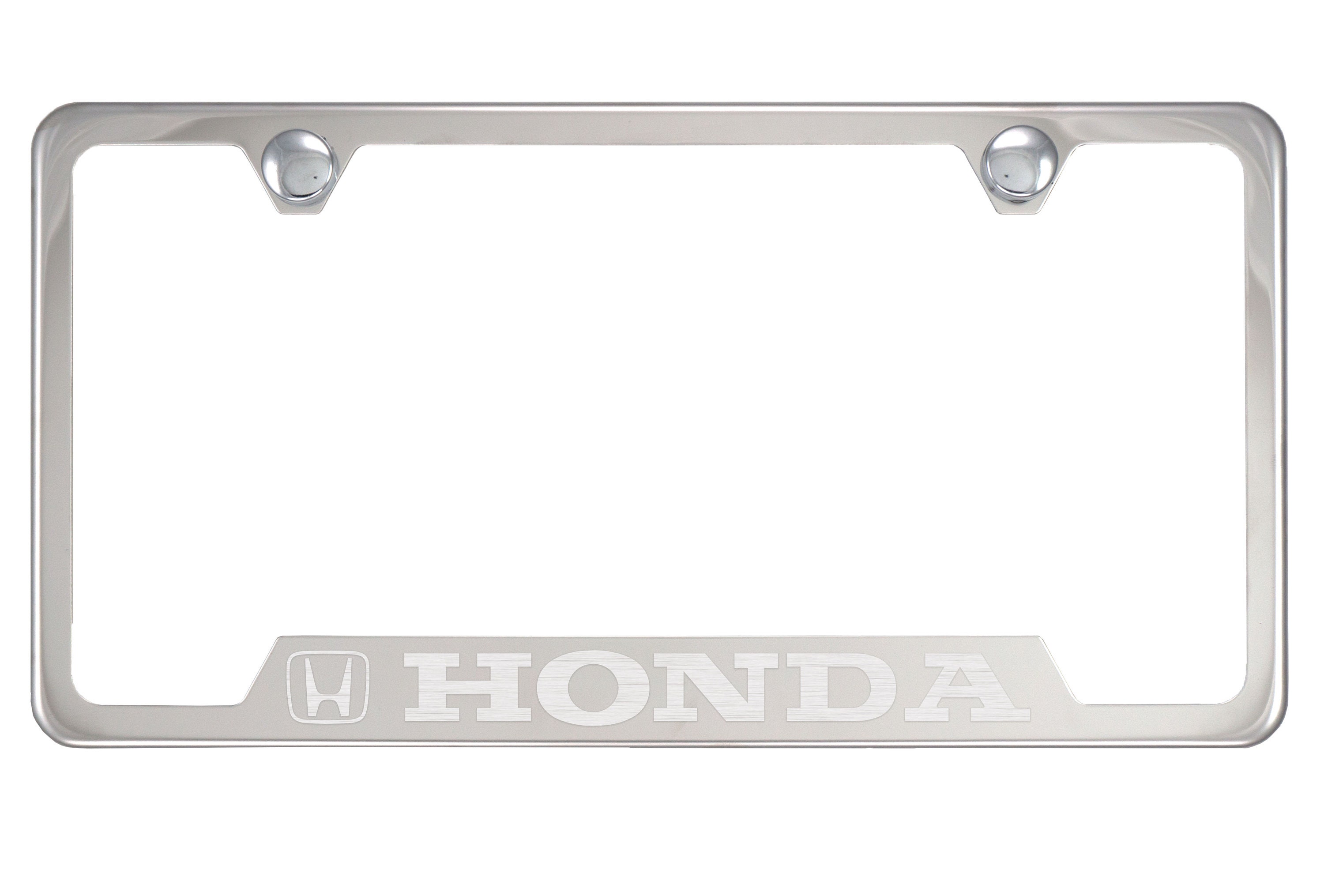 Honda Chrome License Plate Frame Etsy