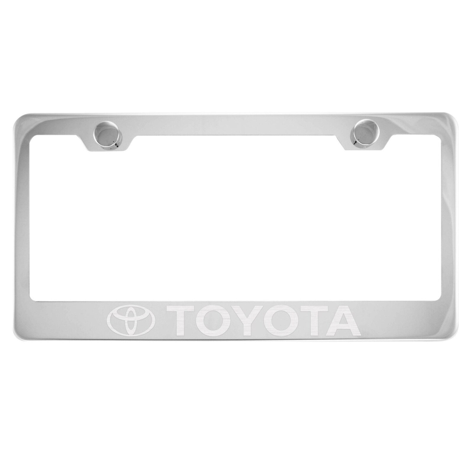Toyota Chrome License Plate Frame Etsy