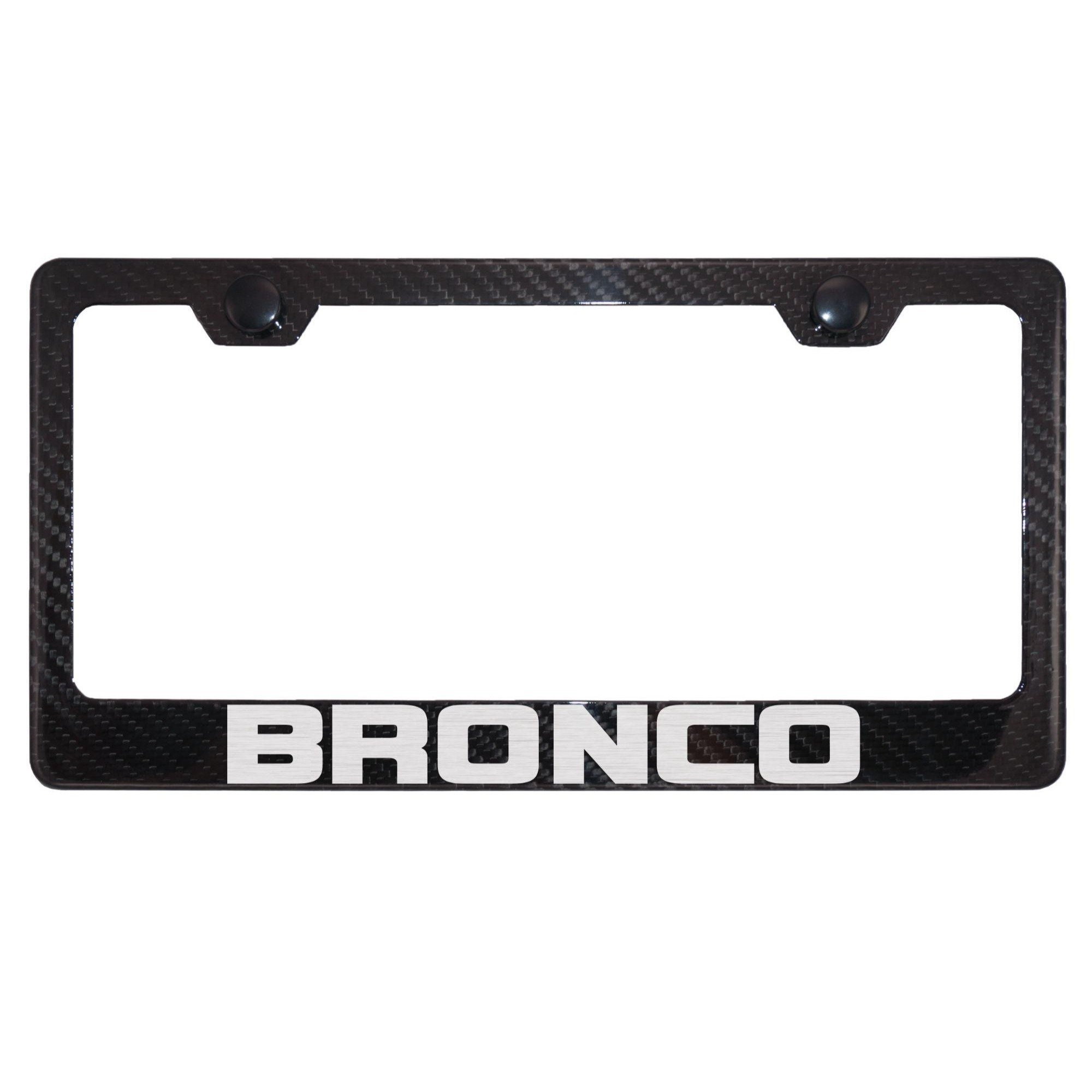 Ford Bronco Carbon Fiber License Plate Frame Etsy