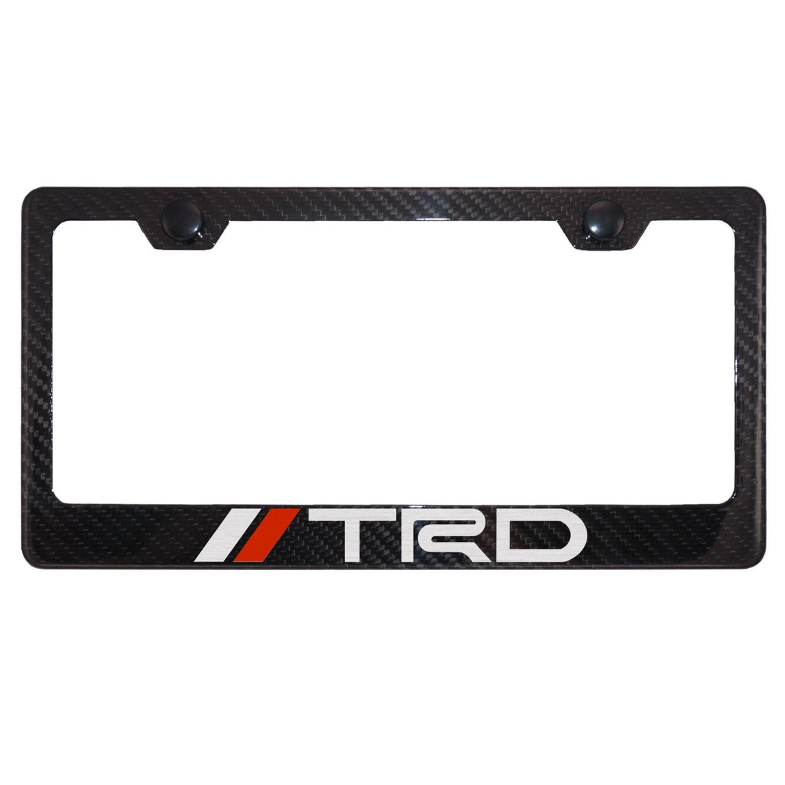 TRD Carbon Fiber License Plate Frame Etsy