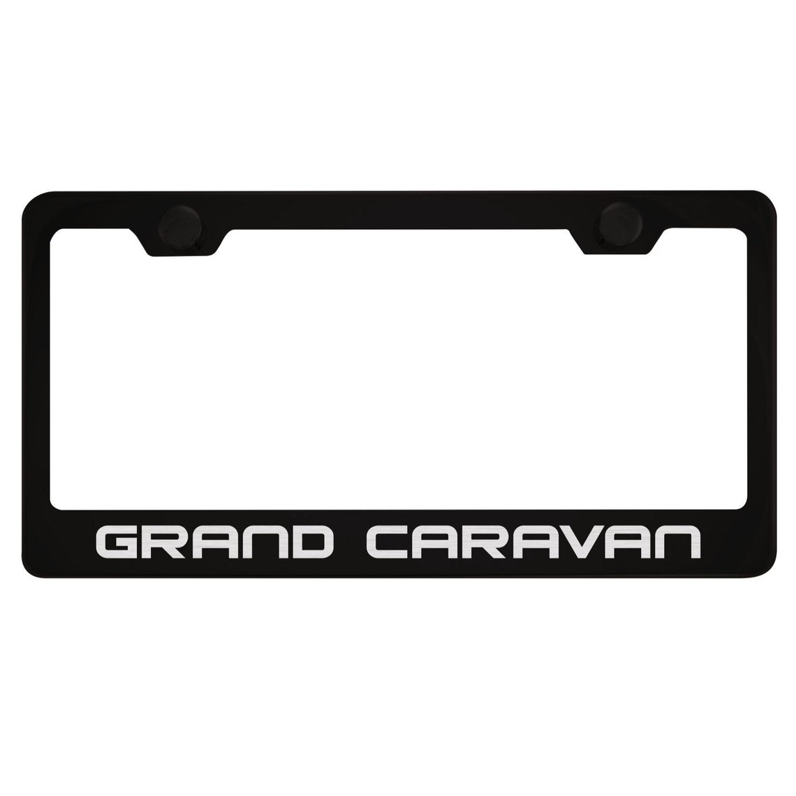 Dodge Grand Caravan Black License Plate Frame Etsy