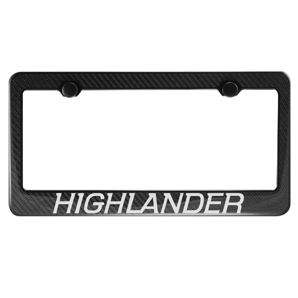Toyota Highlander Carbon Fiber License Plate Frame Fit Front Etsy