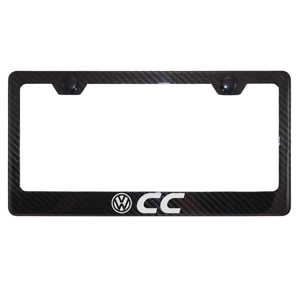 Volkswagen CC Carbon Fiber License Plate Frame Etsy