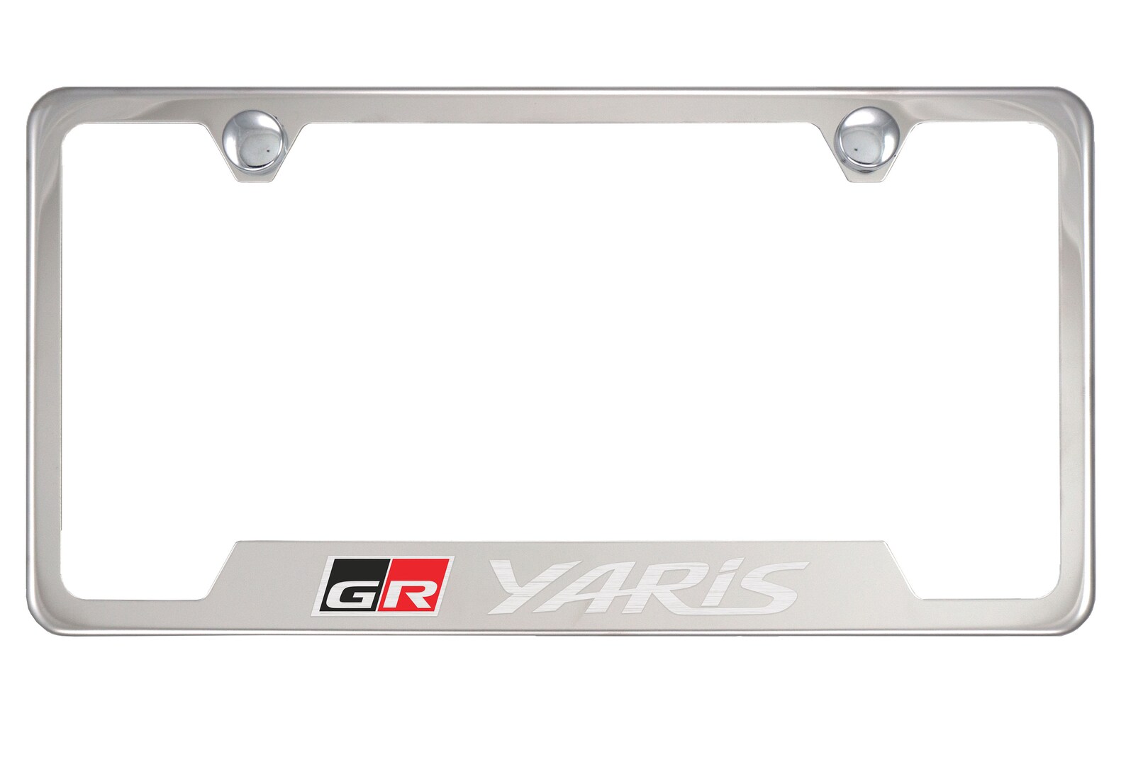 Toyota GR Yaris Chrome License Plate Frame Etsy