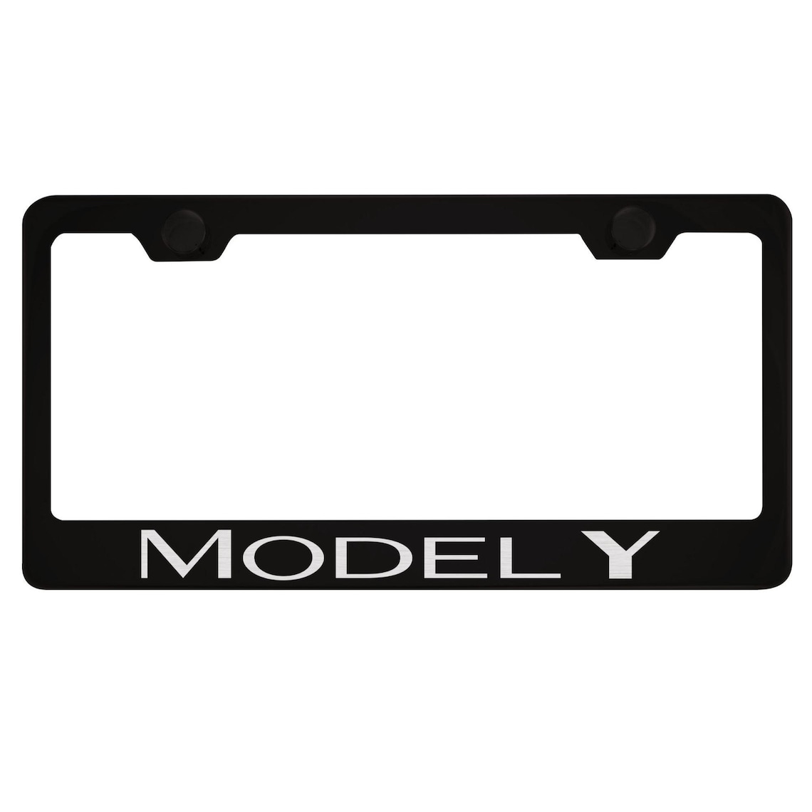 Tesla Model Y Black License Plate Frame Etsy