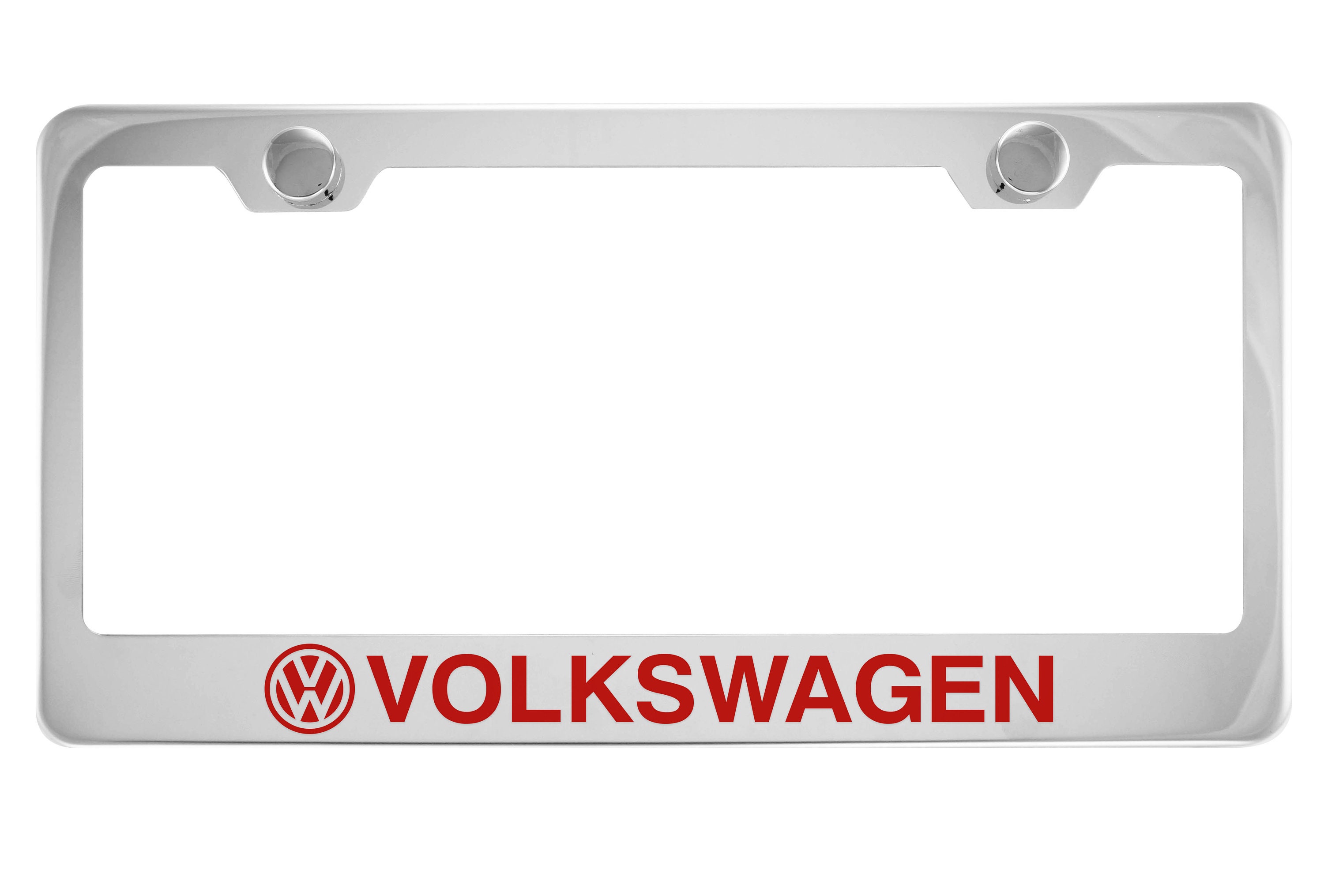Volkswagen Chrome License Plate Frame Etsy