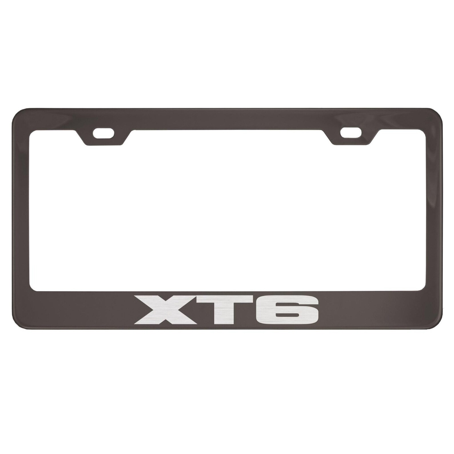 Cadillac XT6 Black Chrome License Plate Frame Etsy