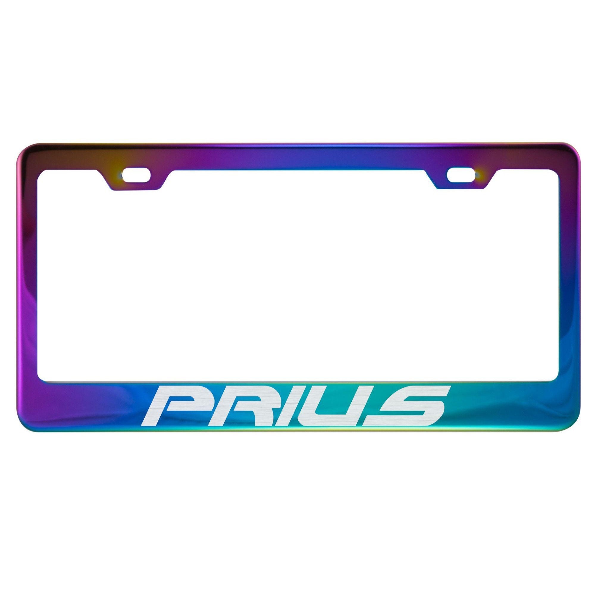 Toyota Prius Neo Chrome License Plate Frame Etsy