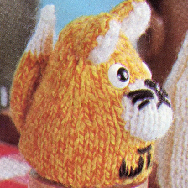 Cat Knitting Pattern Etsy
