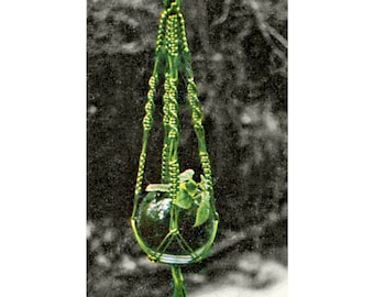 Beginner Macrame Plant Hanger Pattern: 28" Boho Home Decor (PDF Pattern)