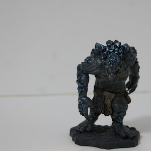 Rock Troll hand painted reaper bones miniature | D&D | Pathfinder