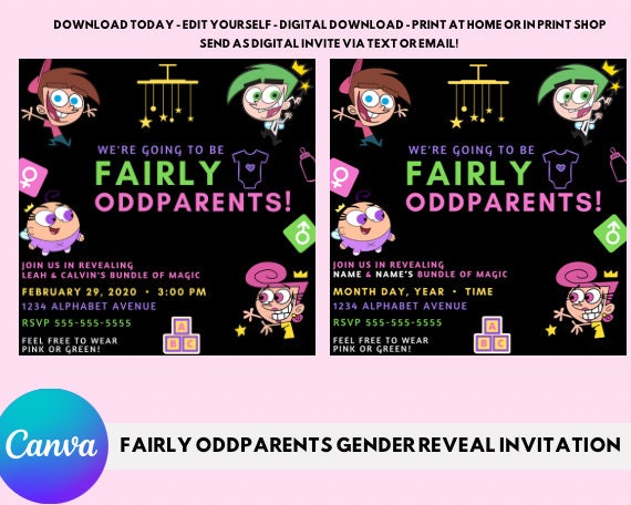 Fairly Oddparents Big Boobs Porn - Fairy Odd Gender - Etsy