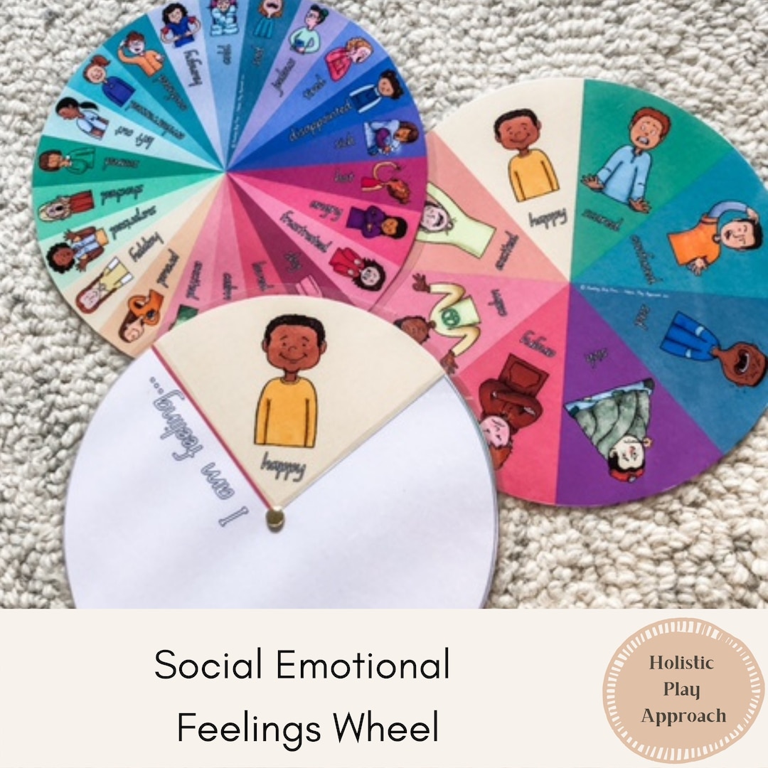 How Am I Feeling Wheels? - 44 Diverse Children Showing Different ...