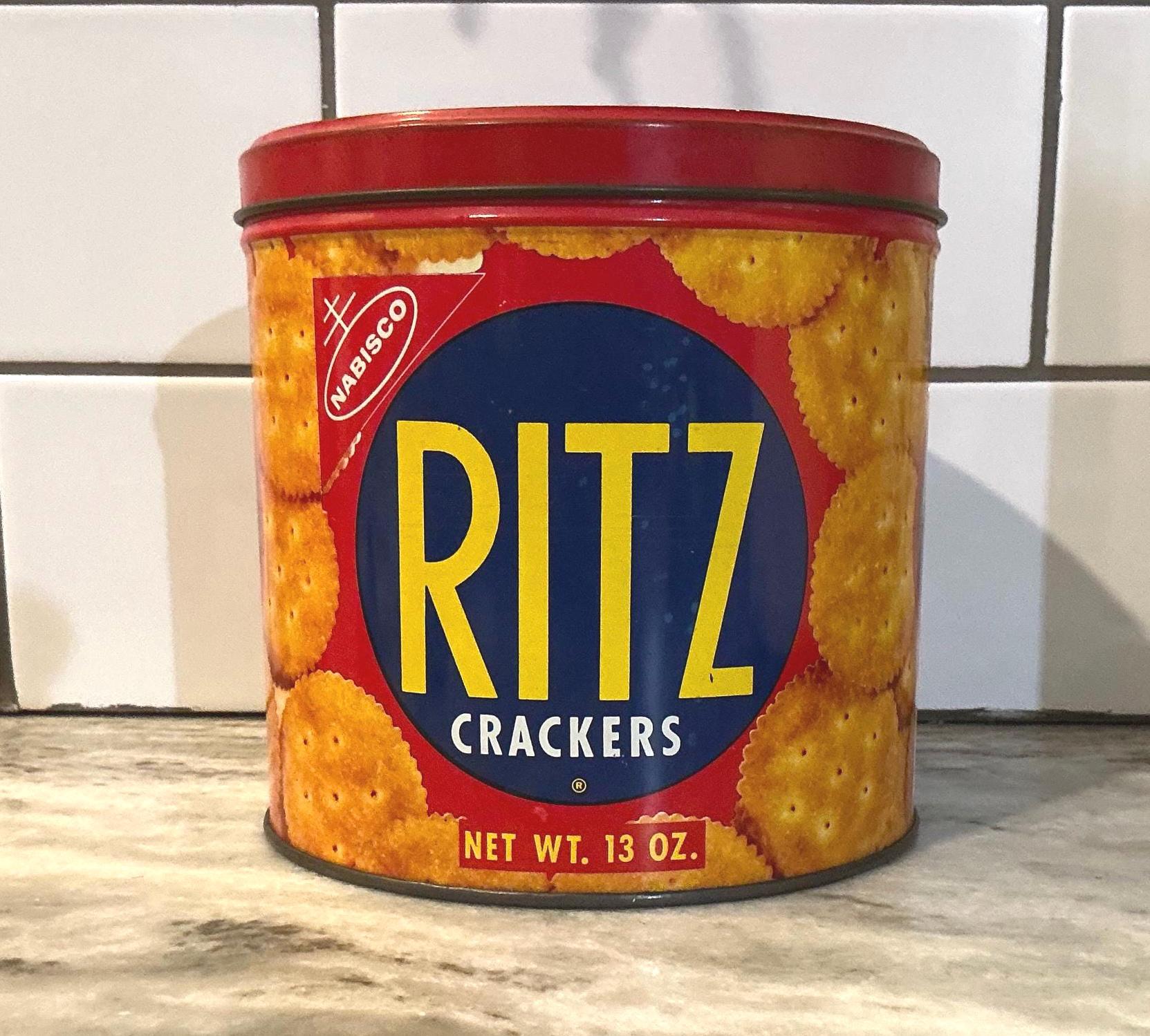 70s Ritz Cracker Tin - Etsy