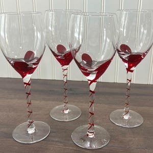 white wine glass Mikasa Lana White Wine Glasses, Set of 4, 8.25 Ounce