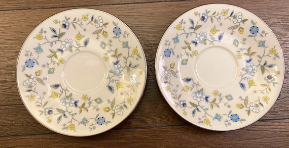 食器 Noritake 2 set , 1 plate&5 saucer Set of 2 Antique Noritake China Discontinued Pattern Alvin