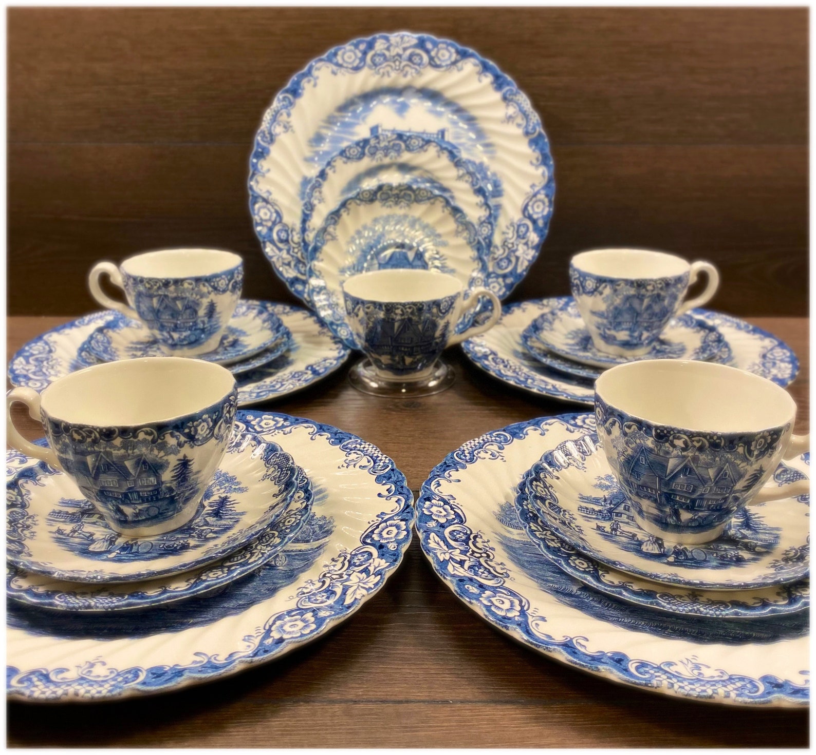 Johnson Brothers Heritage Hall Dinnerware 20 Piece Service for Etsy