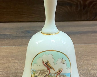 Florida Souvenir Bell, Pelican Bell, Lefton China Bell, Vintage 1987 Bell, Vintage Bell Collector’s